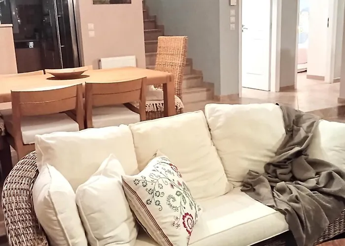 Hébergement de vacances Spacious, Shiny, Seaview Villa, In Theologos